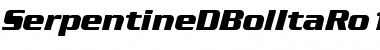 SerpentineDBolItaRo1 Regular Font