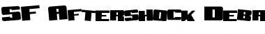 SF Aftershock Debris Solid Regular Font