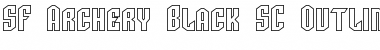 SF Archery Black SC Outline Regular Font