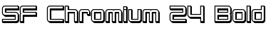 SF Chromium 24 Bold Font