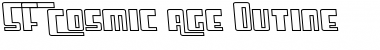 SF Cosmic Age Outine Regular Font