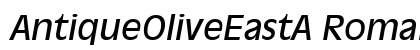 AntiqueOliveEastA RomanItalic Preview