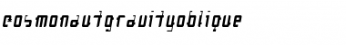 Cosmonaut Oblique Font