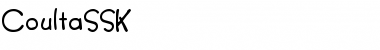 CoultaSSK Regular Font