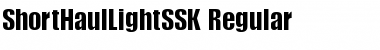 ShortHaulLightSSK Regular Font