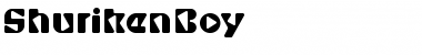 ShurikenBoy Roman Font