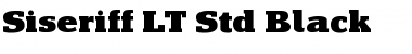 Siseriff LT Std Black Regular Font