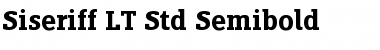 Siseriff LT Std Semibold Regular Font