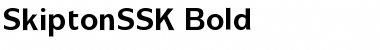 SkiptonSSK Bold Font