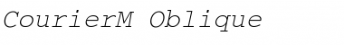 CourierM Oblique Font