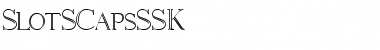 SlotSCapsSSK Regular Font