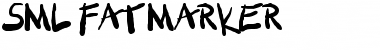 SML FAT MARKER Regular Font