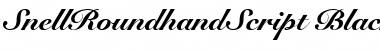 Download SnellRoundhandScript-Black Font