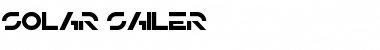 Solar Sailer Regular Font