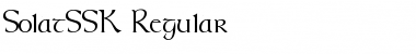 SolatSSK Regular Font