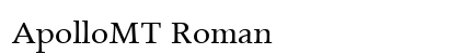 ApolloMT Roman preview
