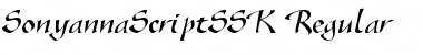 SonyannaScriptSSK Regular Font