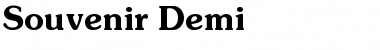 Souvenir Demi Font