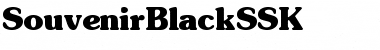 Download SouvenirBlackSSK Font