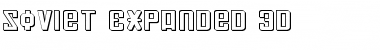 Soviet Expanded 3D Expanded 3D Font