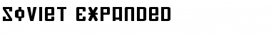 Soviet Expanded Expanded Font