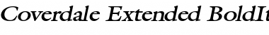Coverdale-Extended BoldItalic Font