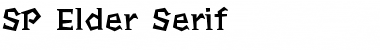 SP Elder Serif Regular Font
