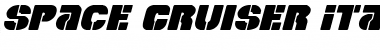 Space Cruiser Italic Font