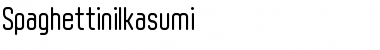 SpaghettiniIkasumi Regular Font