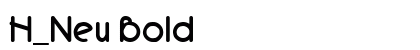 H_Neu Bold preview