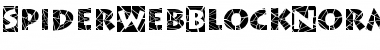 SpiderWebBlock Regular Font