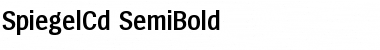 SpiegelCd-SemiBold Regular Font