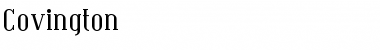 Download Covington Font
