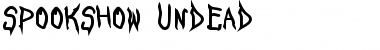 SpookShow Undead Font