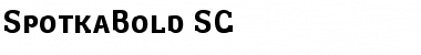 SpotkaBold SC Regular Font