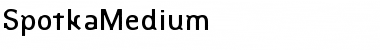 SpotkaMedium Regular Font