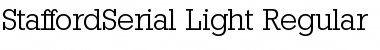 Download StaffordSerial-Light Font