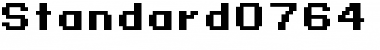 standard 07_64 Regular Font