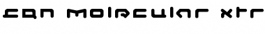 CQN-Molecular-Xtra Regular Font