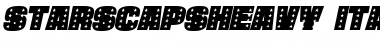 StarsCapsHeavy Italic Font