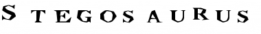 StegosaurusExtended Regular Font