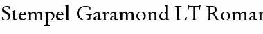 Download StempelGaramond LT Roman Font