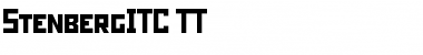 Download StenbergITC TT Font