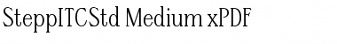 SteppITCStd-Medium xPDF Regular Font