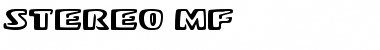 Stereo MF Regular Font