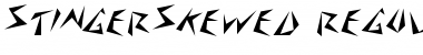 Download StingerSkewed Font