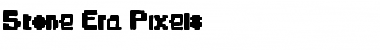 Stone Era Pixels Regular Font