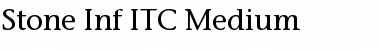 Stone Inf ITC Medium Regular Font