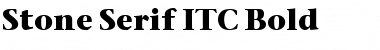 Download Stone Serif ITC Medium Font