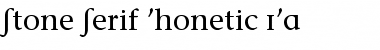 Stone Serif PhoneticIPA Regular Font